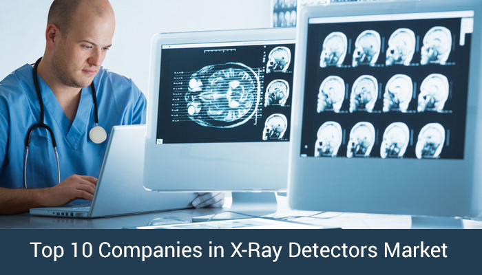 Top 10 companies in x-ray detectors market